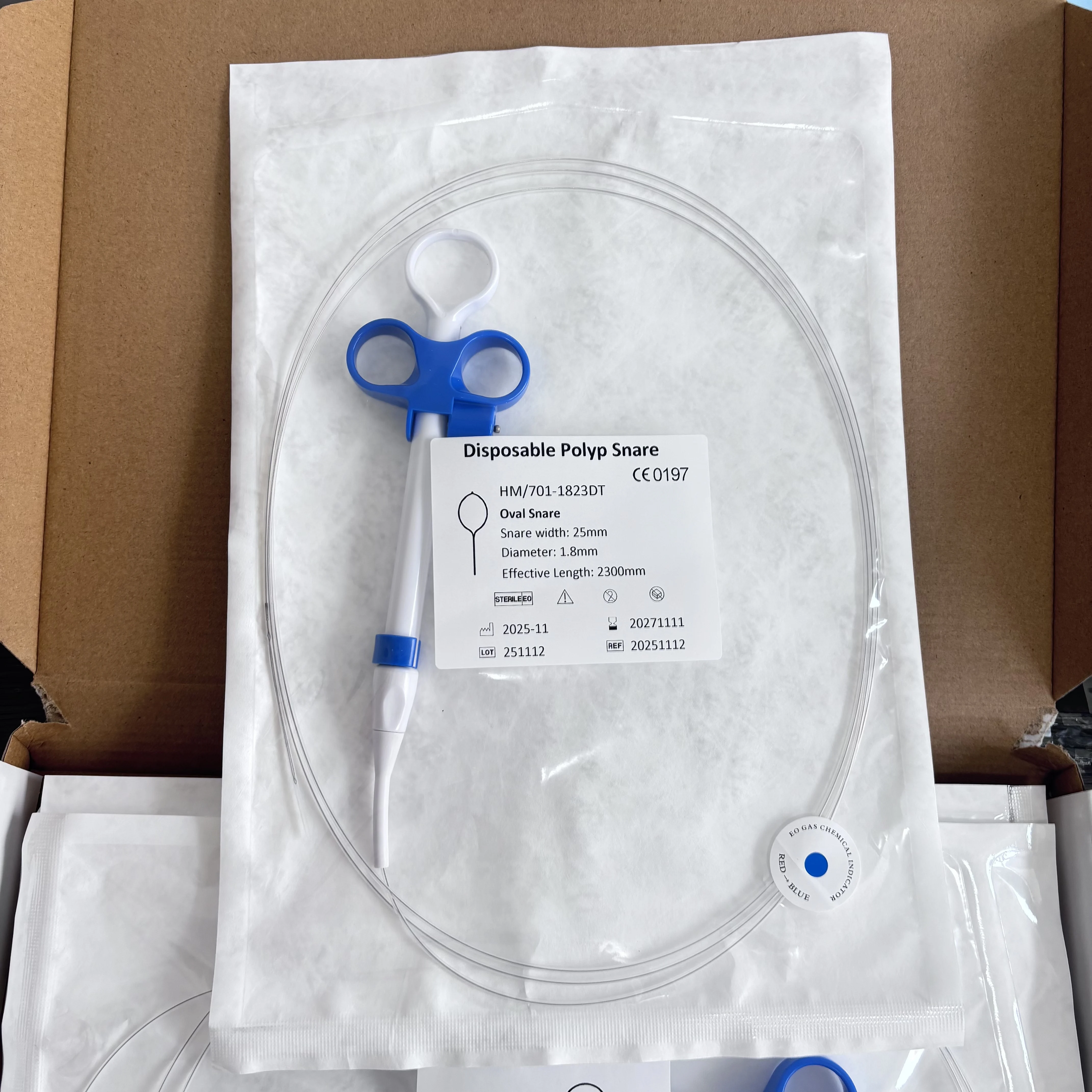 Disposable Endoscope Foreign Body Forceps Stainless Steel  Grasping Clip Polypectomy Snare Net/Basket/ Claw /Teeth Type 1.8mm