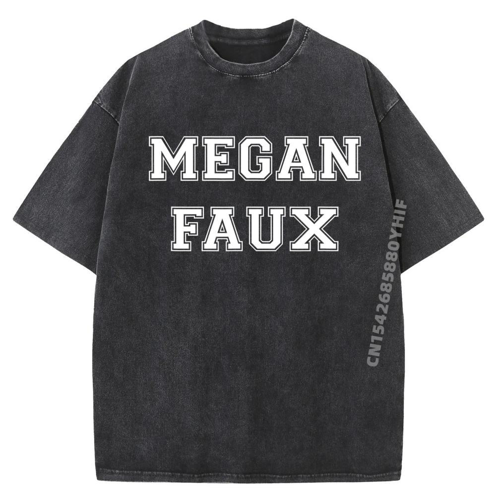 

Megan Faux Fake Fox Imposter Love Is Blind Lib Humor Graphic T Shirts 100% Cotton Female Comfortable Washed T Shirt Men Tops