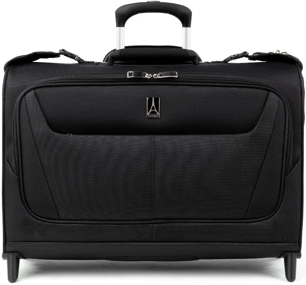 

Легкая 2-колесная сумка-гардеробница на колесиках, 22-дюймовый чемодан для ручной клади с функцией защиты от складок и прочной водонепроницаемой конструкцией