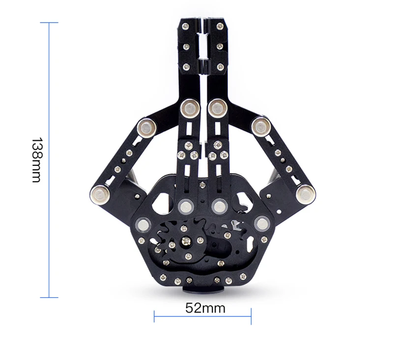 Roboter greifer Kunststoff Manipulator Klauen klemme Roboterarm für Arduino Roboter DIY Kit mg996 mechanischer Greifer für stm32 Roboterarm – Detail 10