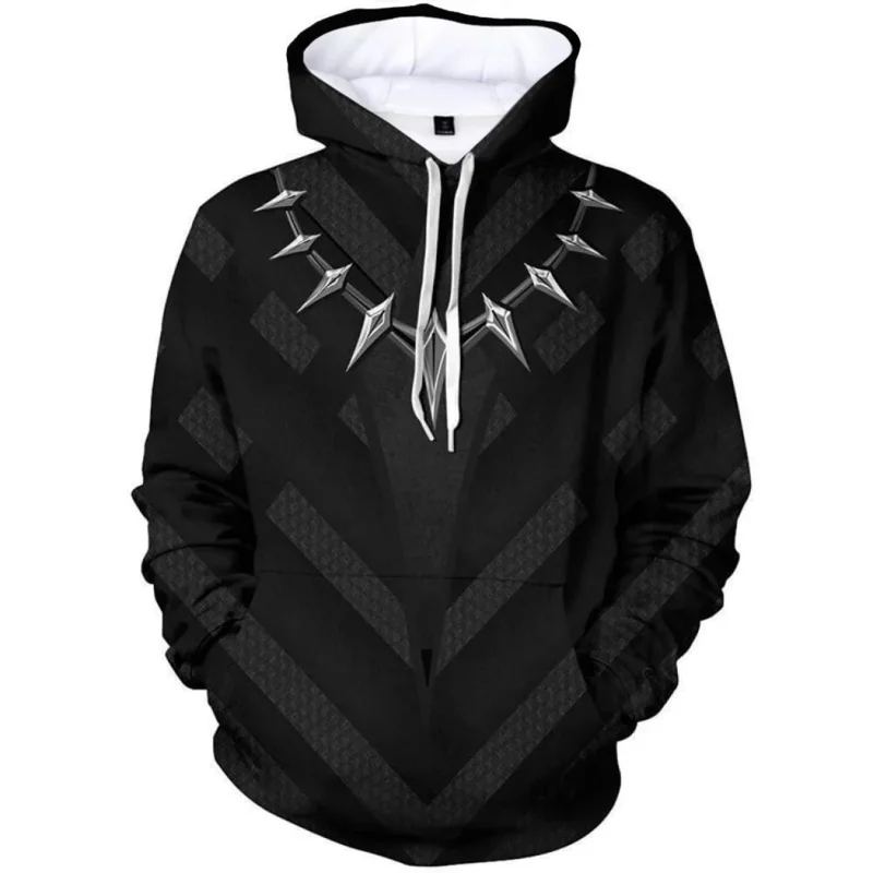 popular movie Black Panther 3D Printed Hoodies Men Women Black Panther Hooded Sweatshirts hip hop Zipper Pocket Jackets