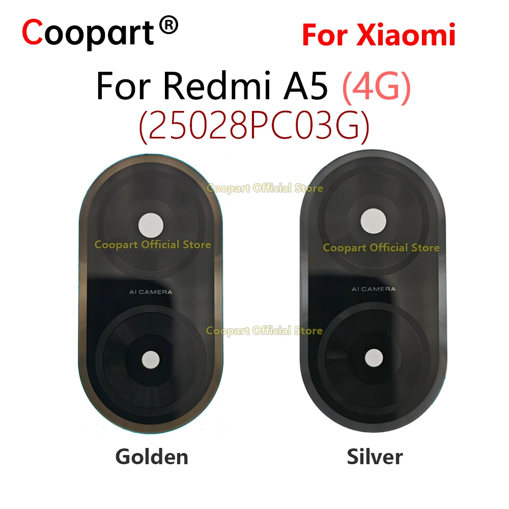 

Rear Back Camera Glass Lens For Xiaomi Redmi A5 4G Camera Cover with Adhesive Sticker 25028PC03G