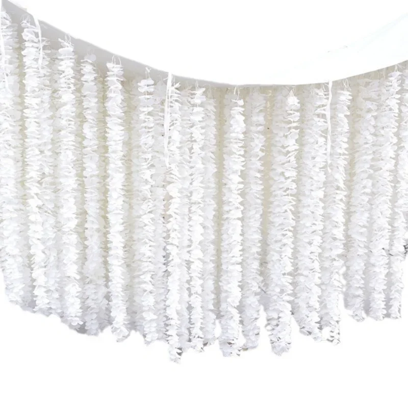 

Purely hand-sewn, flower wall ceiling decoration flower string wedding arrangement wedding flower arrangement