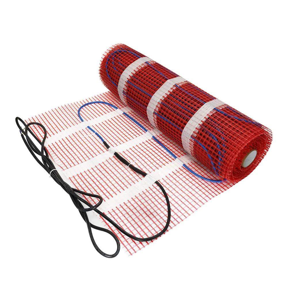 

Electric Floor Heating Kit Pad Digital Thermostat 220V Radiant Warming Equipment Efficient Home Floor Heating Solution