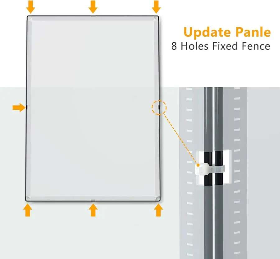 

Pet Playpen, Portable Large Plastic Yard Fence Small Animals, Puppy Kennel Crate Fence Tent, 28 X 20 Inch, White, 12 Panels