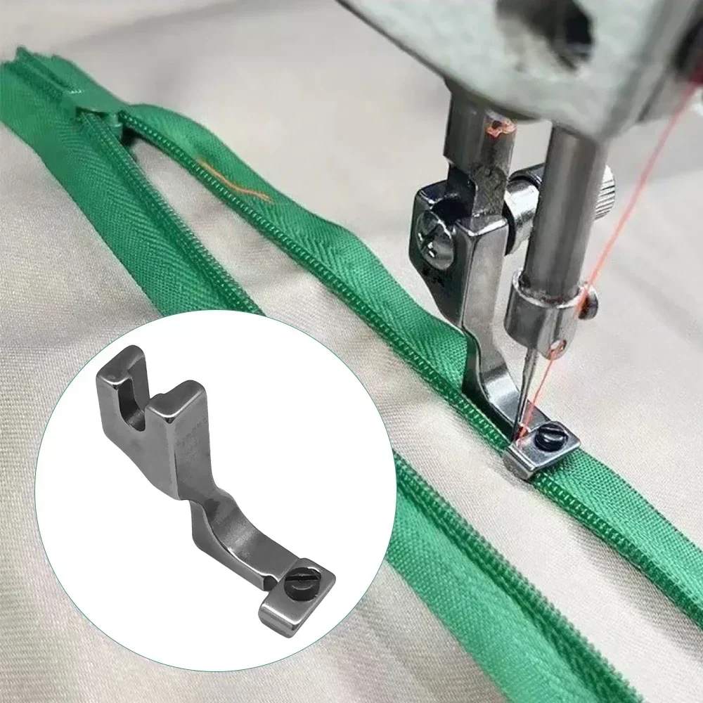 

2/1pc T69 Adjustable Invisible Zipper Presser Foot Unilateral Zipper Feet for Industrial Single Needle Sewing Machine Accessory