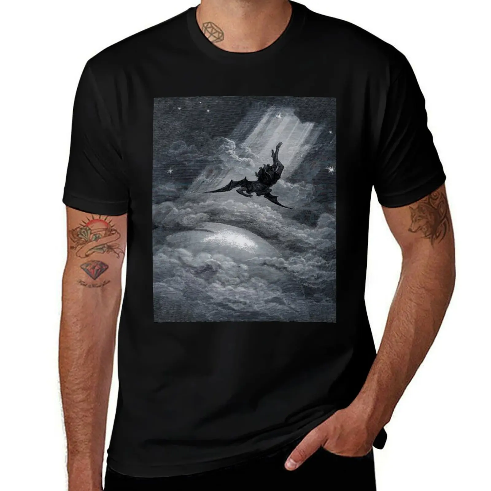 

Paradise Lost by Gustave Doré T-Shirt valentines clothes funny gifts plain mens clothes