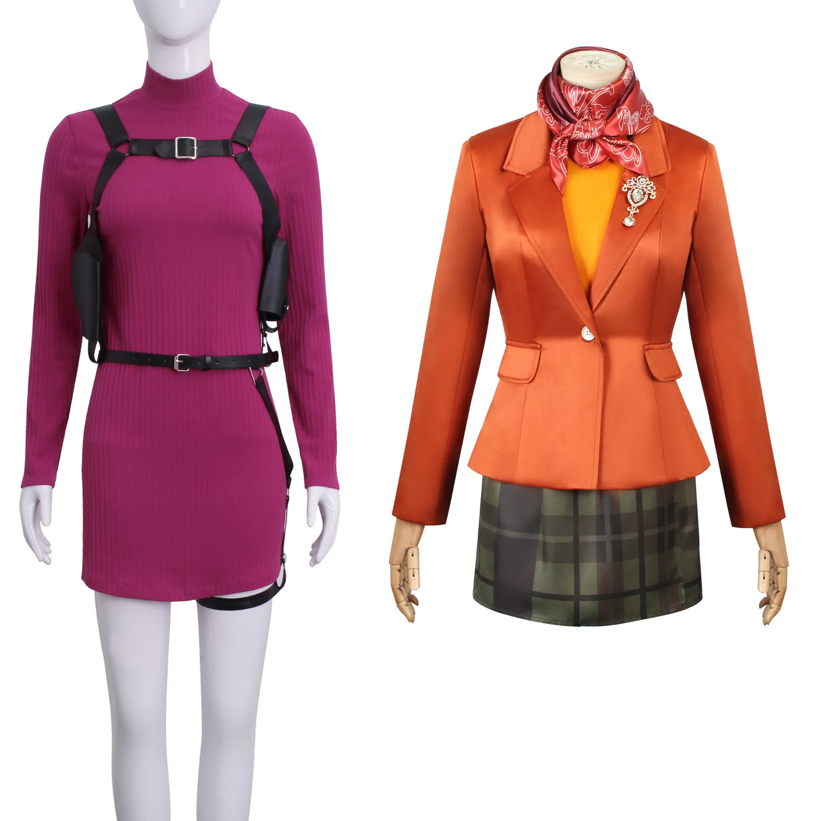 

Mlrperson Хэллоуин Косплей Костюм Ада Вонг y Наряд Женская мода Настраиваемый китайский производитель