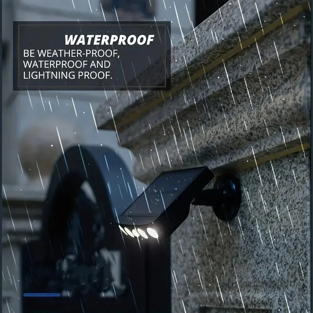 4 LED Powerful Solar Powered Led Wall Lights Outdoor Motion Sensor Waterproof Lighting for Garden Path Garage Yard Street Lamps