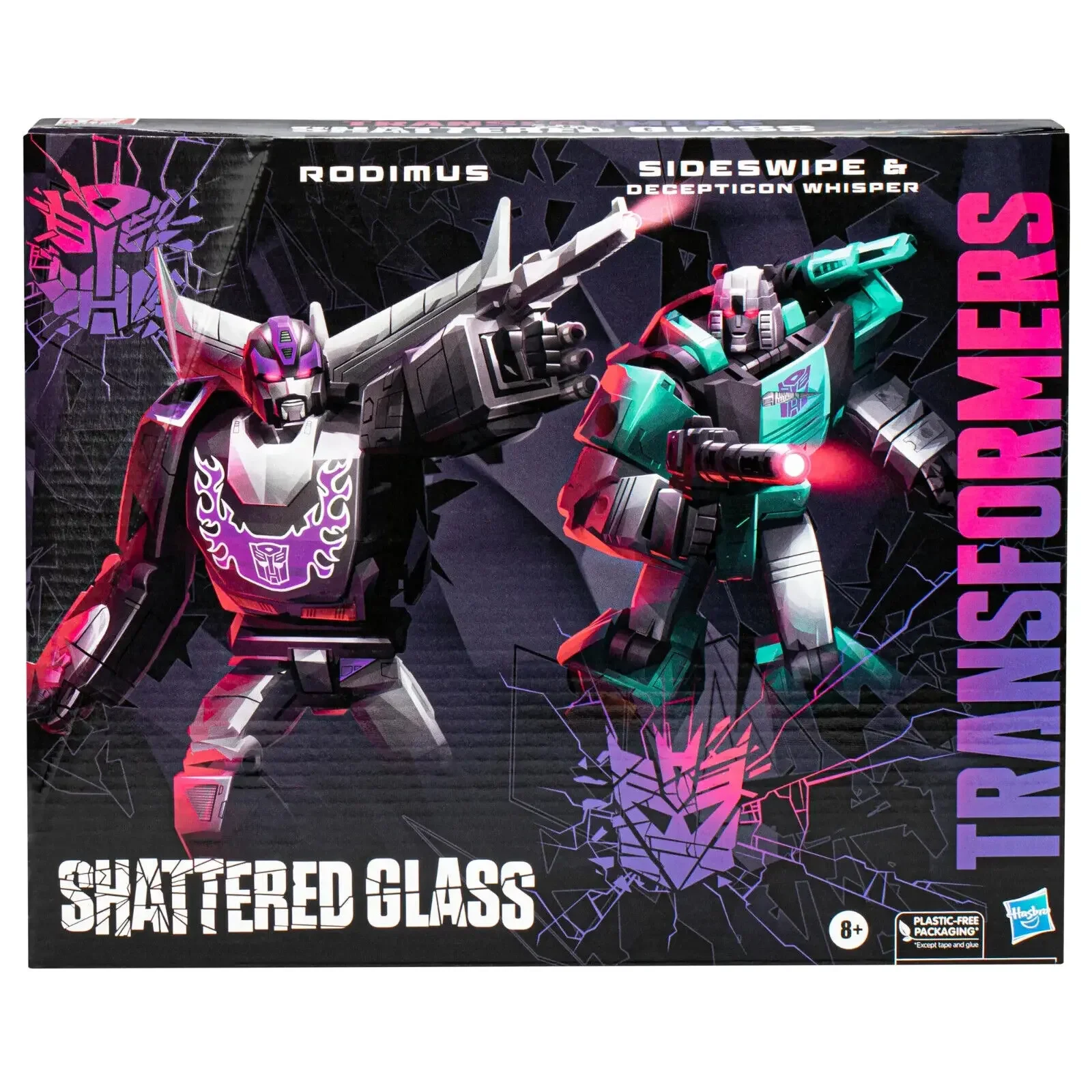 in stock Transformers Shattered Glass Deluxe Rodimus Sideswipe Whisper 3-Pack Action Figure Toy Gift Collection