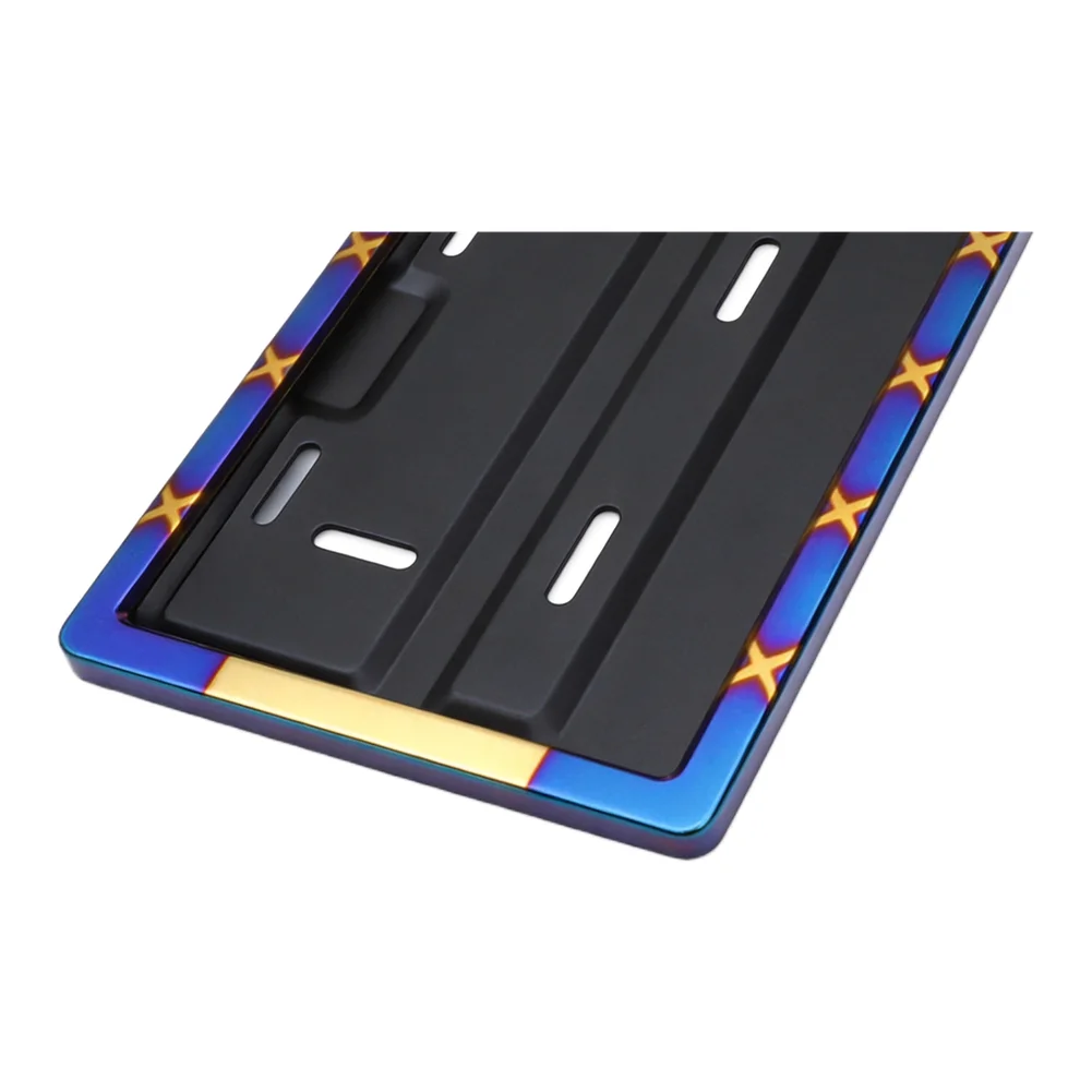 Thai Standard Plate Frame Motorcycle Number Plate Frame For Daily Commuting Easy Installation Design Secure Mounting Solution