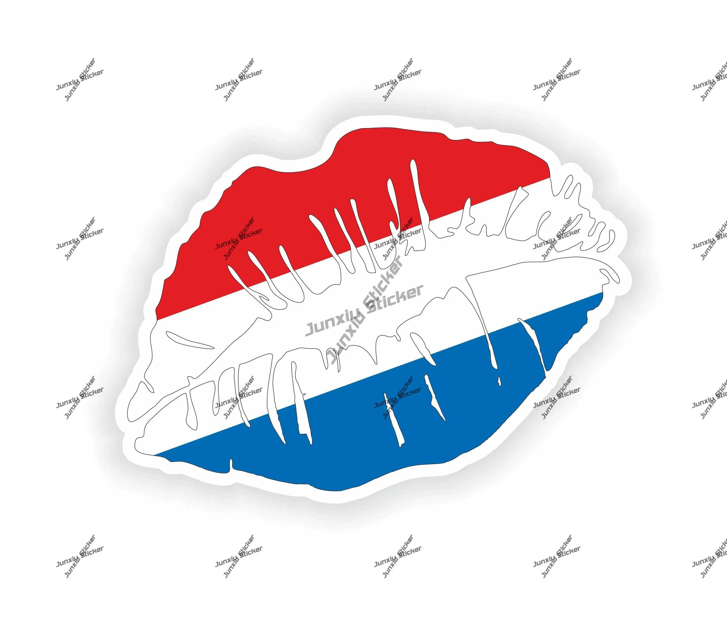 

Netherlands Dutch Sticker Coat of Arms of Netherlands Lips National Emblem Flag Decal Scratch-Proof UV Protected Waterproof