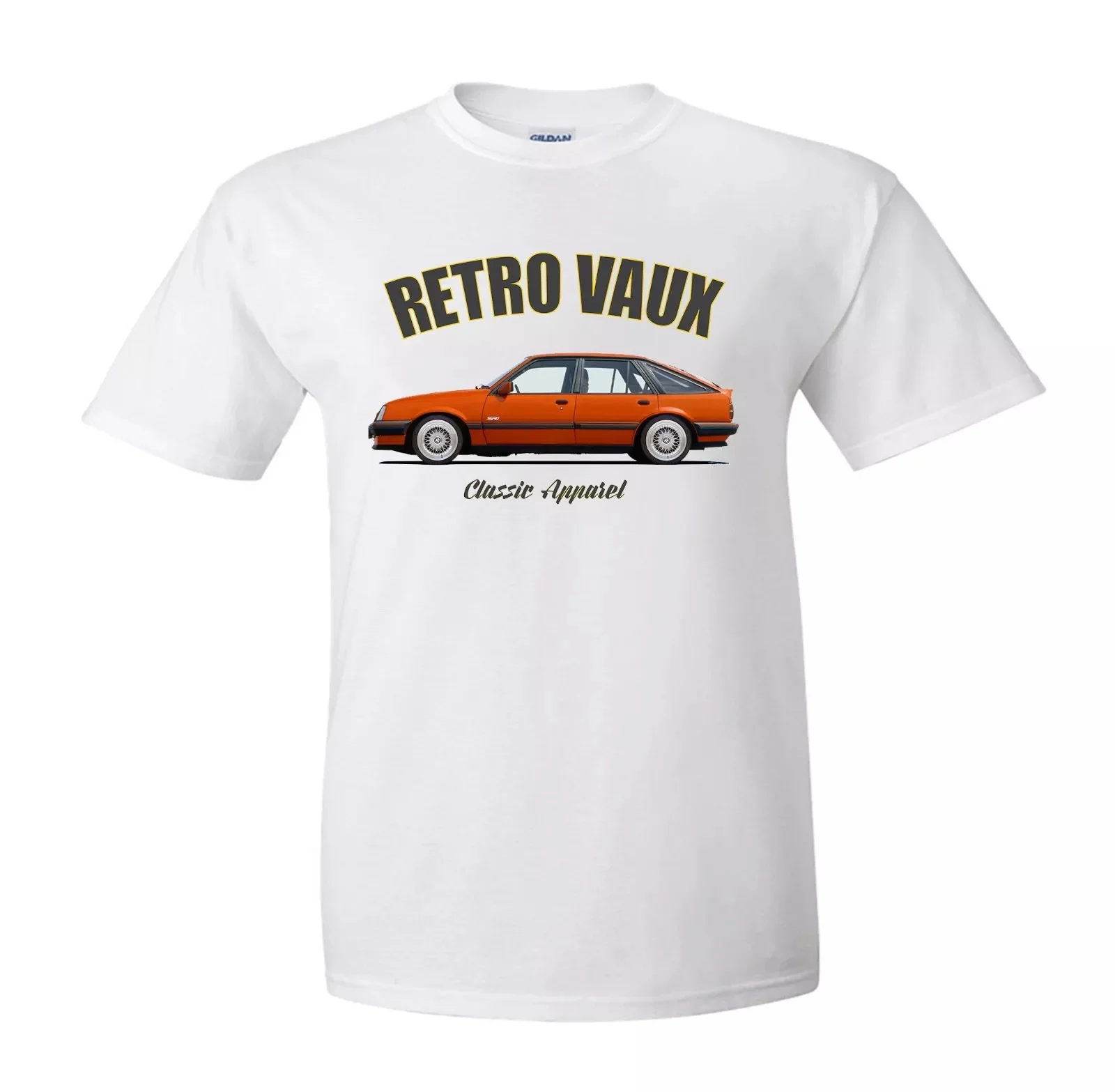 VAUXHALL CAVALIER MK2 SRI T-shirt. RETRO VAUX. CLASSIC CAR. MODIFIED. GM. OPEL.