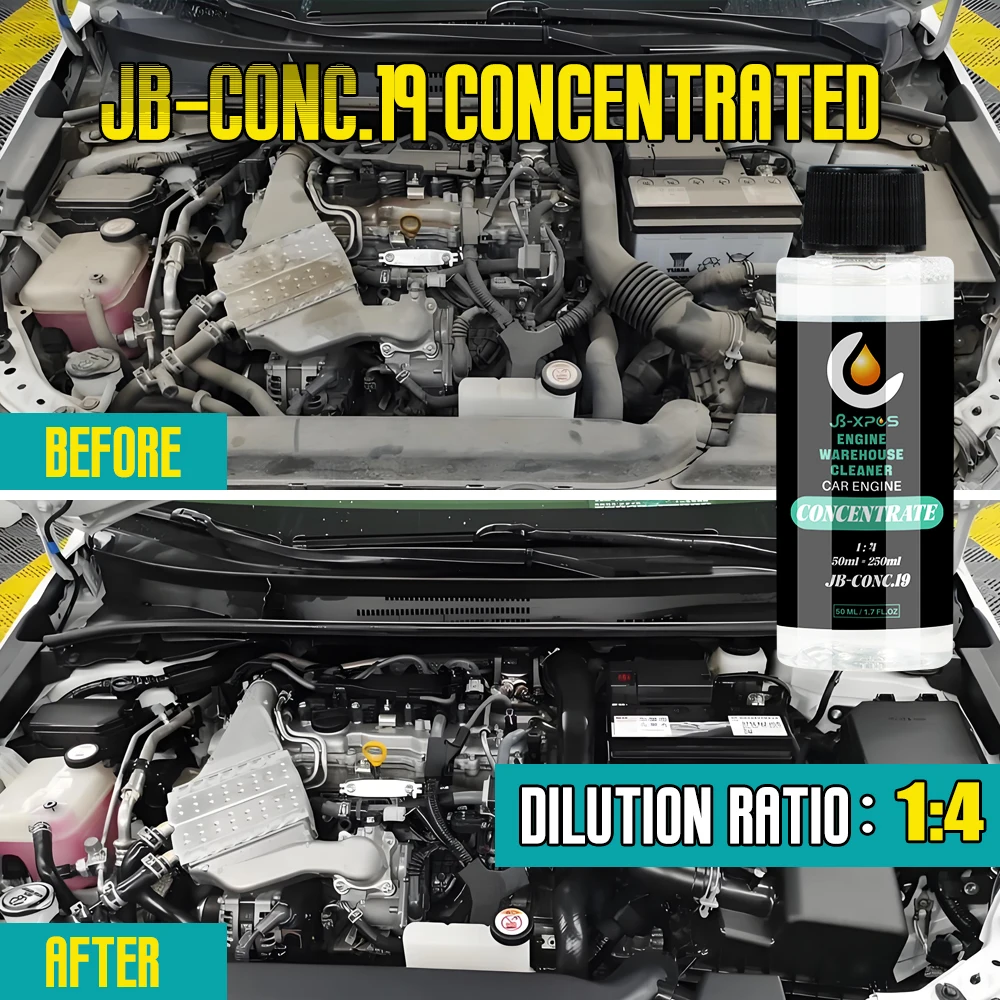 

50 мл концентрат очиститель отсека двигателя автомобиля мощный очиститель для обеззараживания средства для очистки отсека двигателя средство для чистки автомобиля