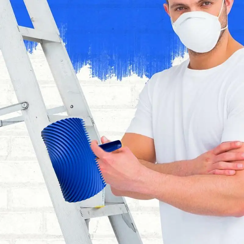 Wood Graining Tool Small Wood Texture Roller Paint Rollers Practical Paint Graining Tool Textured Pattern Roller For Most