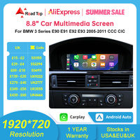 8.8'' Wireless Apple CarPlay Android Auto For BMW Series 3 5 E60 E61 E90 E91 E92 E93 CCC CIC System Multimedia Display Screen