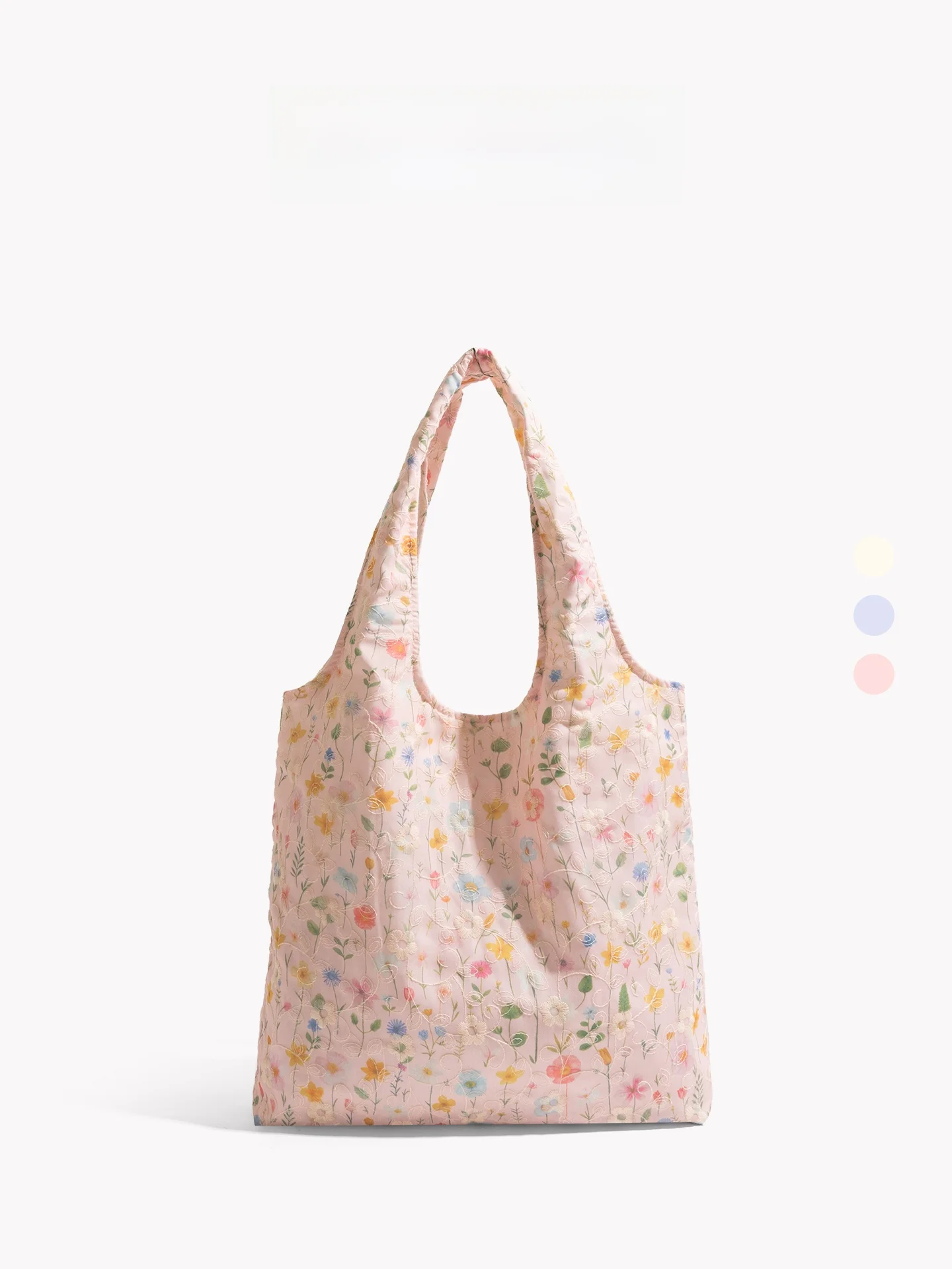 

Floral Canvas Handbag Large Capacity Single Shoulder Bag Korean Countryside Style Orange Girl New 2026 Soft Polyester L...