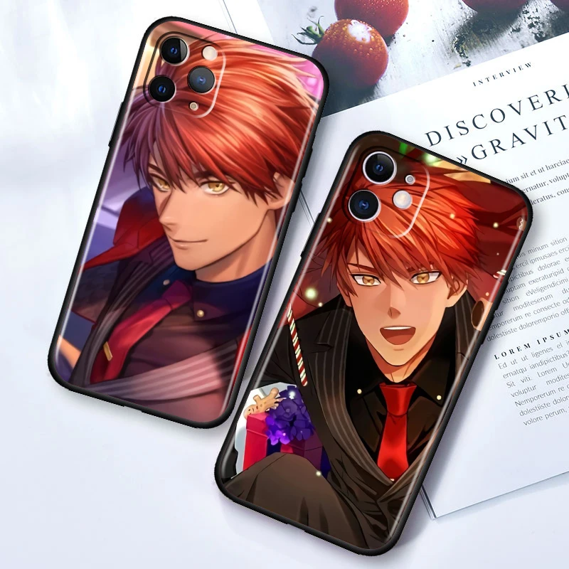 Cool Obey Me Anime dla iPhone 15 14 13 12 11 XS XR X 7 8 6 6S Pro Max Plus mini czarne etui na telefon