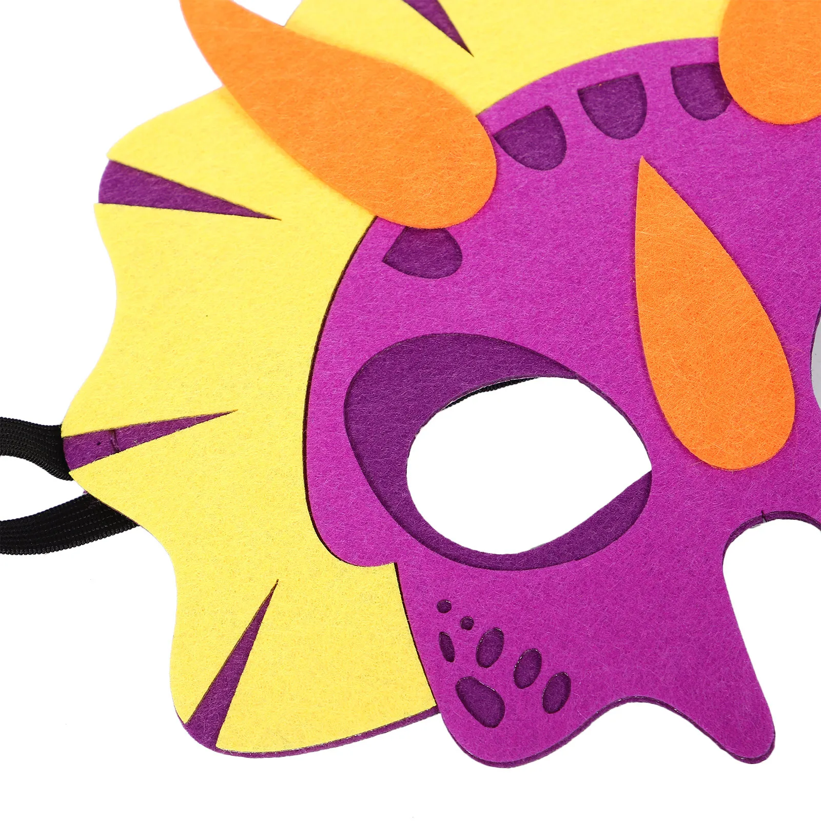 1Set Dinosaur Tail Mask Set Realistic Costume Birthday Party Role Events Creative Dress Up