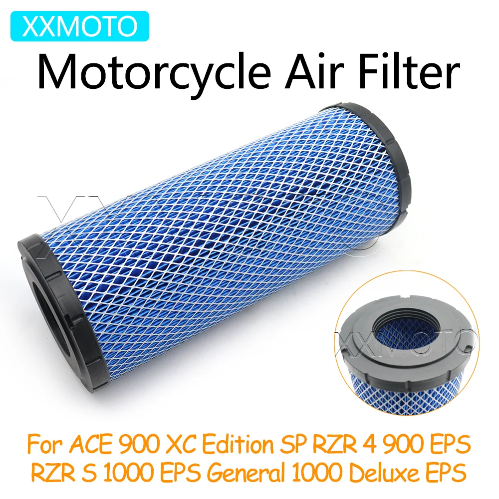 

For Polaris ACE 900 XC Edition SP RZR 900 General 4 1000 RZR S 1000 EPS Motorcycle Air Filter Intake Cleaner System