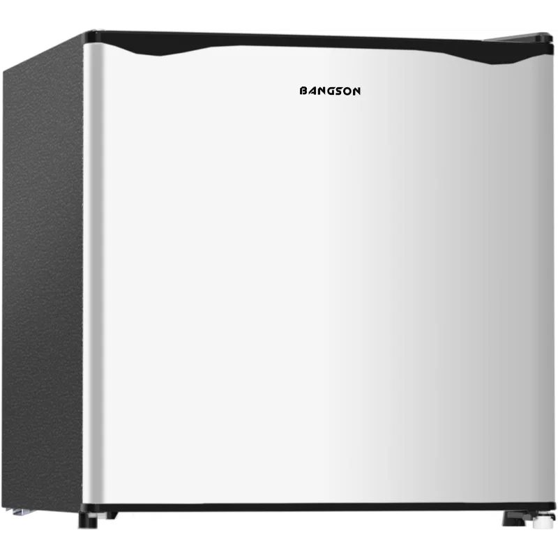 ثلاجة بانجسون الصغيرة، ثلاجة صغيرة 1.6 قدم مكعب مع فريزر، ثلاجة صغيرة بباب واحد قابلة للعكس، ثلاجة مدمجة