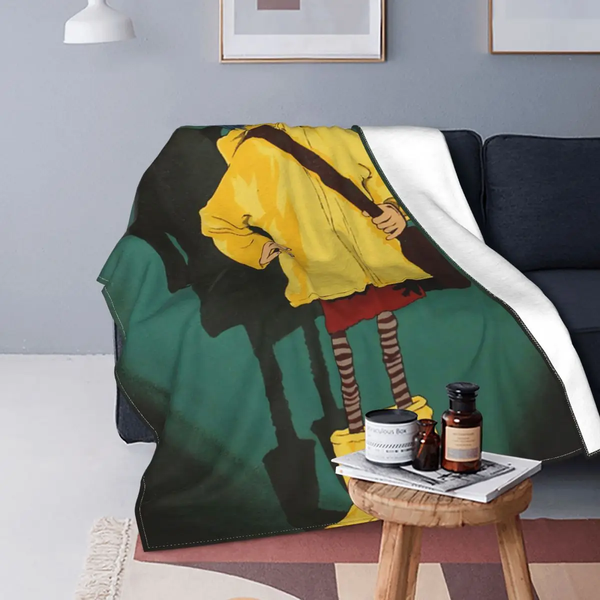 Coraline Jones Blankets the Secret Door Fantasy Flannel Throw Blankets Bedding Couch Decoration Soft Warm Bedspreads