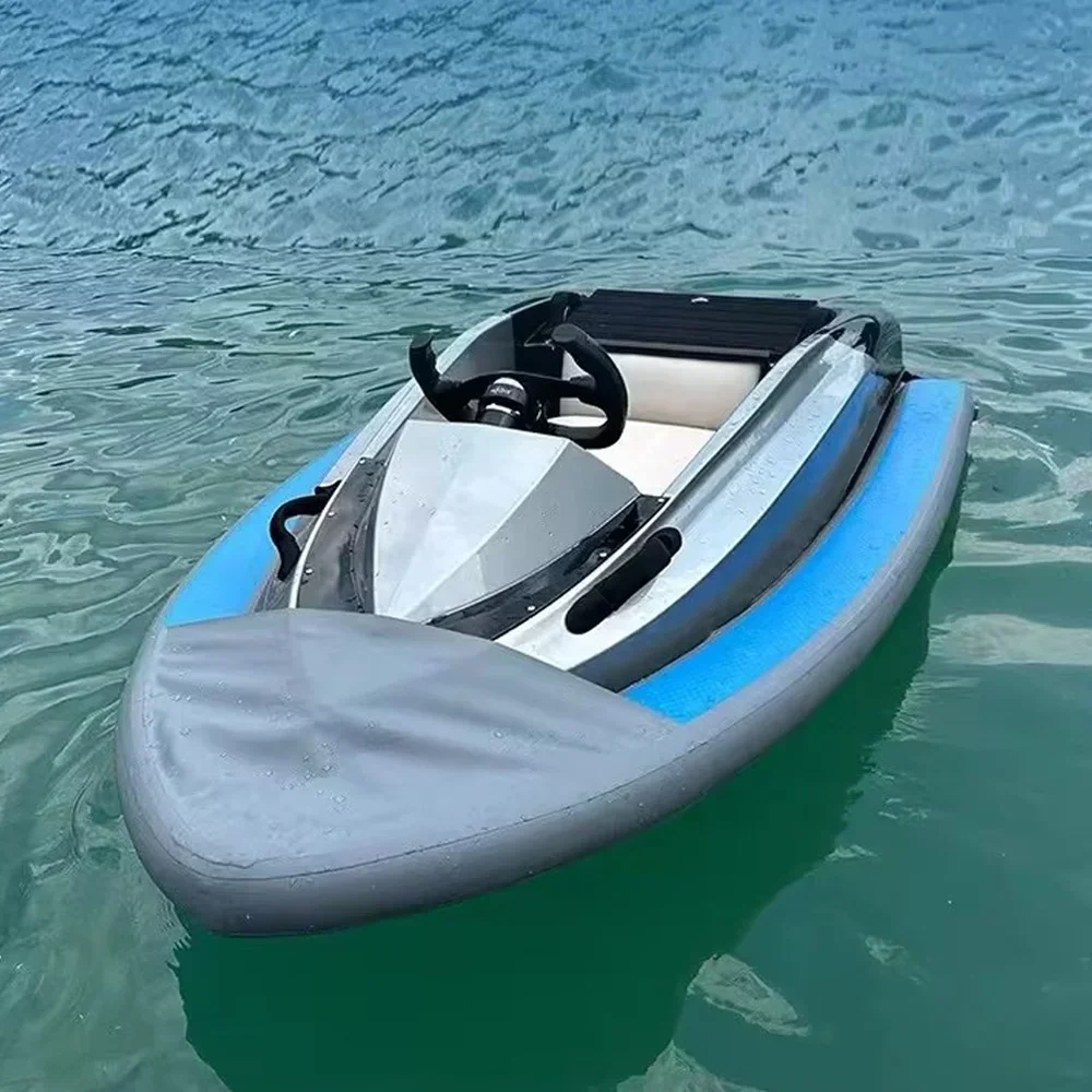 Jet Car Boat 15Kw 72v Fast Speed Water Go Kart Kit Racing Tiny Personal Cheap Mini Jet Boat for Sale with Jet Engine