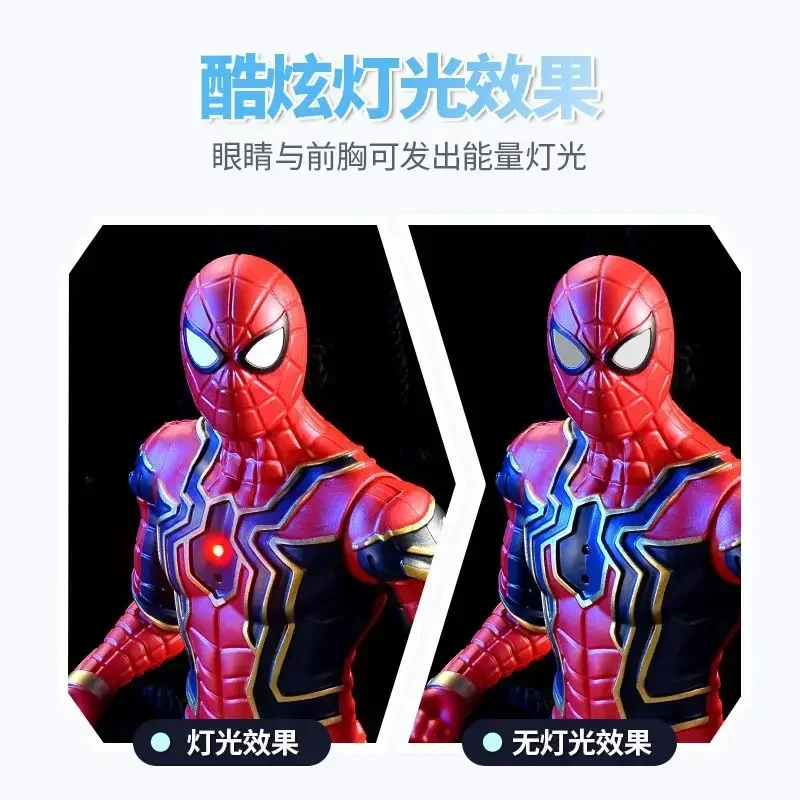 Marvel Thanos Spider-Man Captain America Iron Man animation character joint movable figure creative model hand figure toy gift