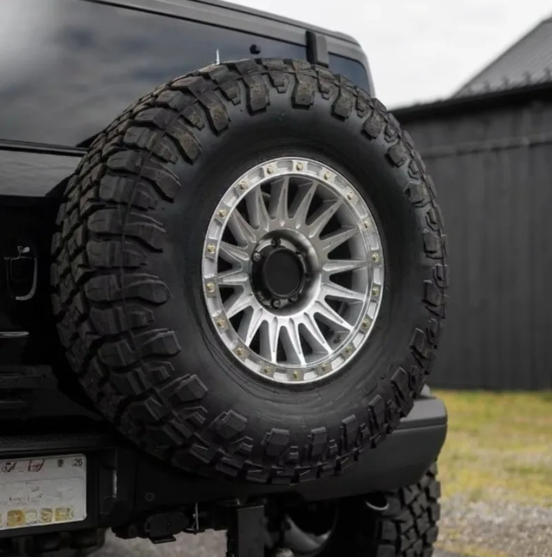 Custom17 Inch Forged Off Road Wheels Mesh Beadlock Style Alloy Rims