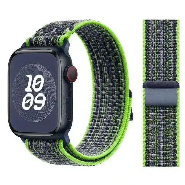 Nylon-Schlaufenarmband für Apple Watch Ultra 3 49 mm Armband iWatch 11 10 9 8 7 6 5 4 se Sport NEUES Design 42-46 mm 45 mm 44 mm 41 mm Band