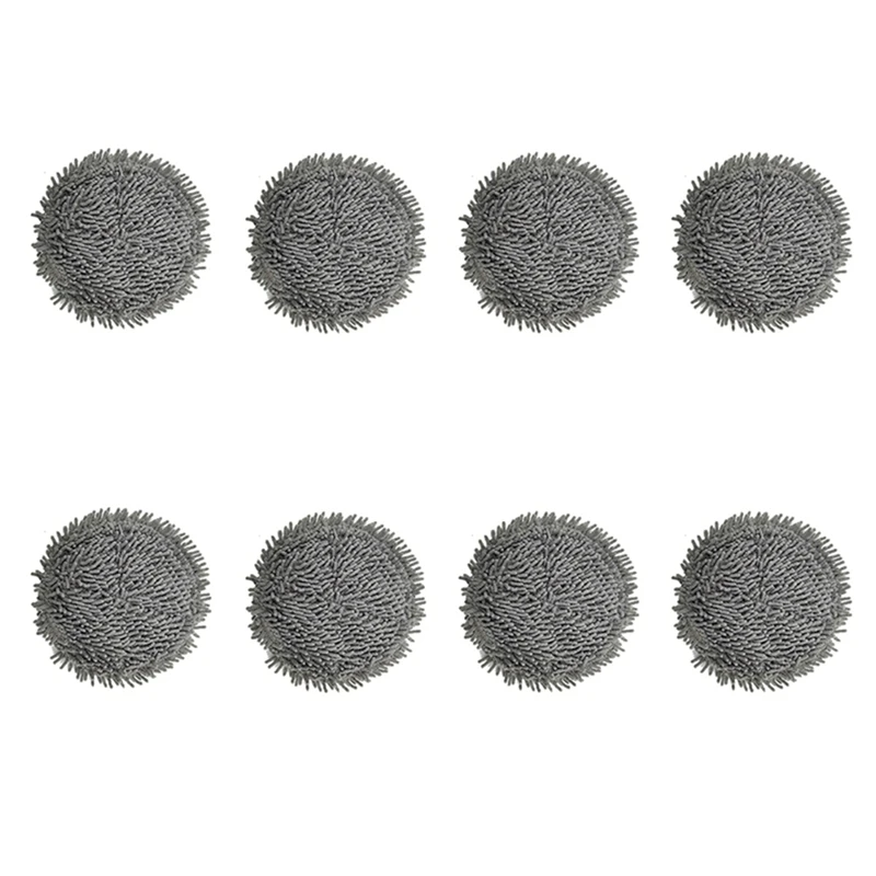 8 Pack Washable Mop Rag Cloth For Xiaomi Mijia Self-Cleaning Robot Vacuum Mop Pro STYTJ06ZHM Vacuum Cleaner Accessories