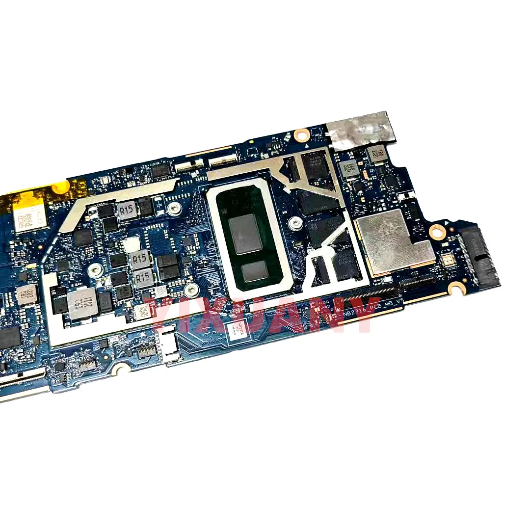 NB2316-PCB-MB-V5 dla Lenovo Yoga Duet 7-13 iml05 Notebook płyta główna NB2316 z I5/ I7 10th Gen cpu 8G/16G RAM 100% praca testowa