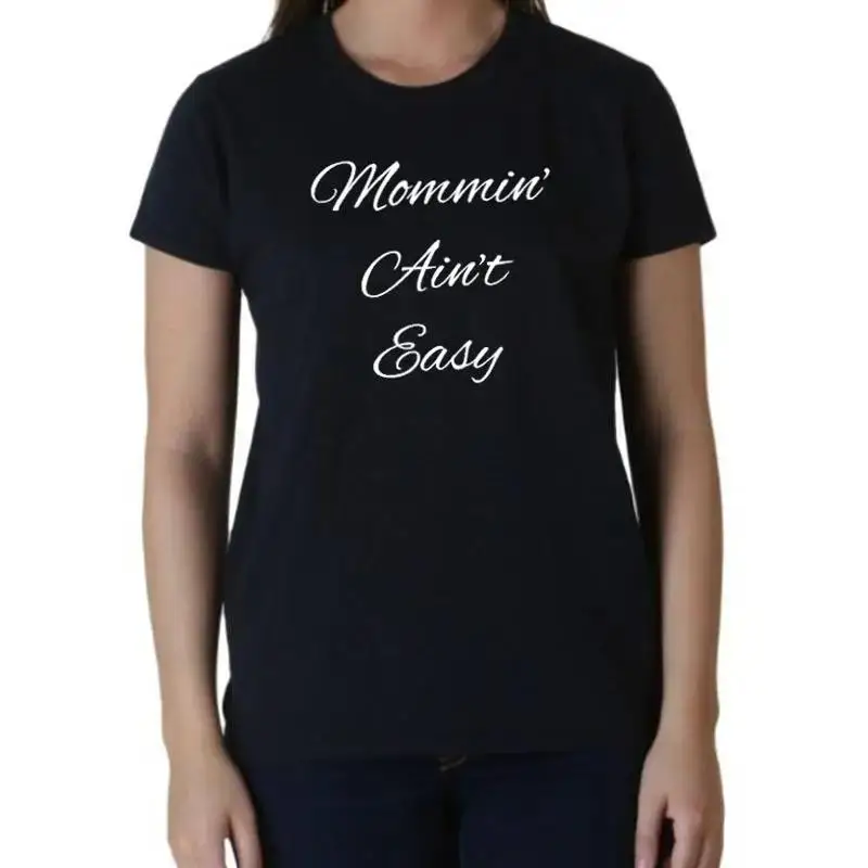 Ladies Mommin' Ain't Easy T Shirt Mommin Aint Sundays Brunch Mimosas