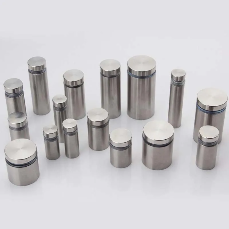 4Pcs Stainless Steel Acrylic Decorative & Advertising Studs Decorative Caps for Glass Studs & Advertising Board Mounting Screws