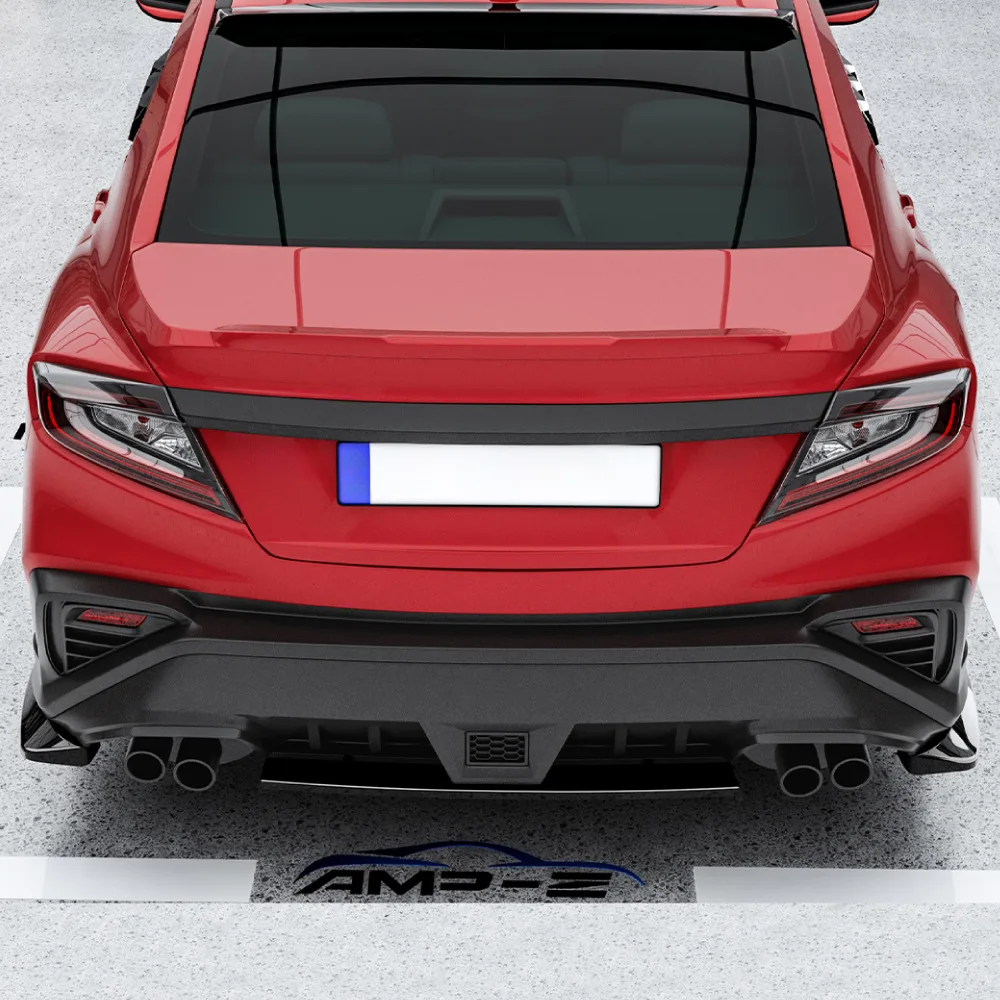 مناسبة لسوبارو WRX STI VB 2022+ المصد الخلفي، الزاوية الخلفية، سبويلر الزاوية الخلفية، ملصق السيارة، التعديل عبر الحدود