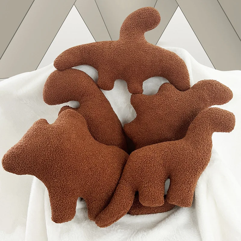 Nugget Dino Chicken Nugget Plush Pillow Cartoon Tyrannosaurus Rex Dinosaur Plush Pillow Stuffed Animal Plush Birthday Gift