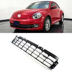 For Beetle 2012 2013 2014 2015 2016 Beetle Cabriolet 2013 2014 2015 2016 Front Bumper Center Lower Chromed Grille Vent Trim