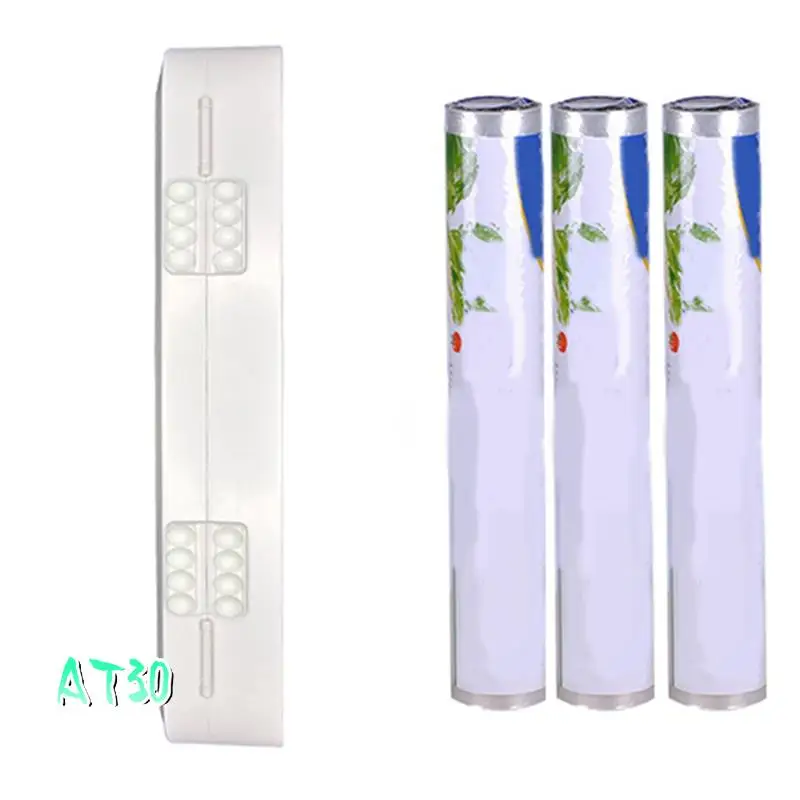 

Food Film Cutting Device Wrapping Paper Dispenser With Cutter Stretch Film Box Kitchen Replacement Parts Organizer-AT30