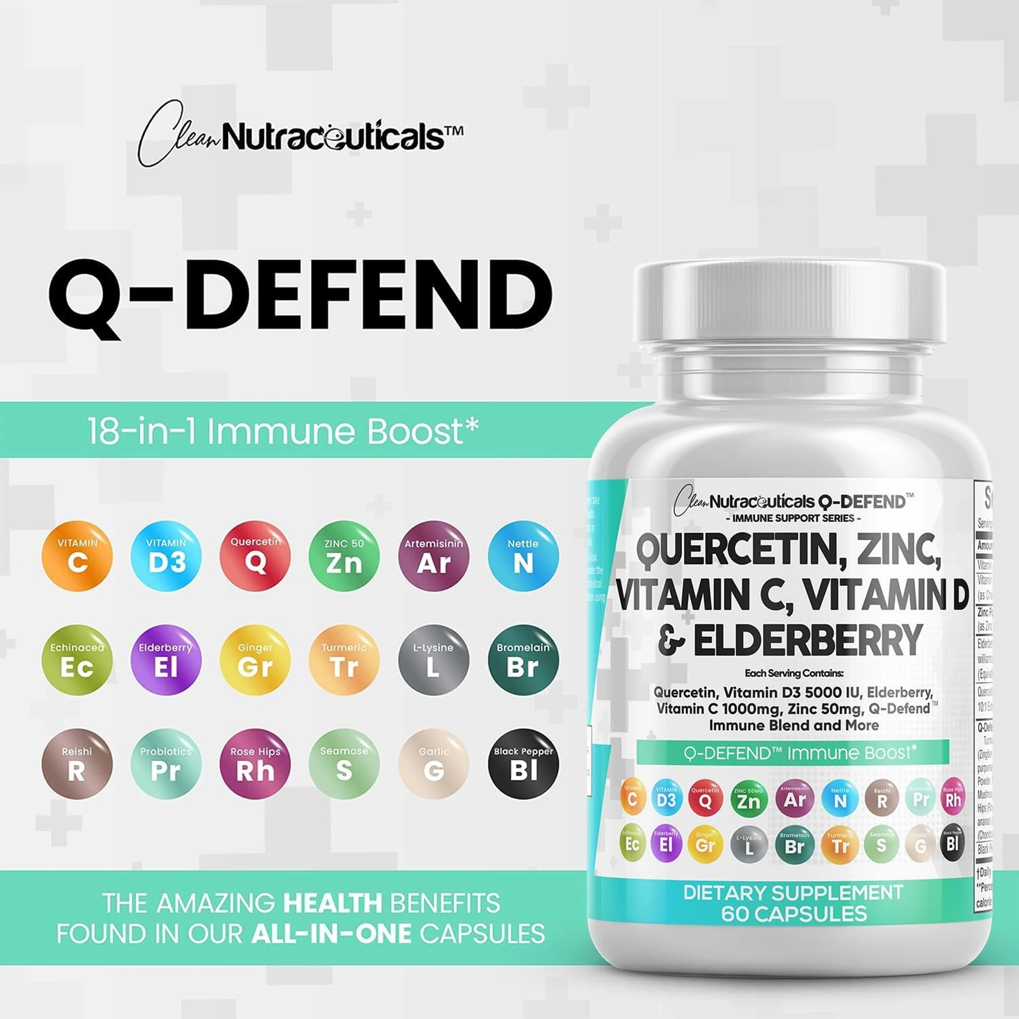 Wellness Quercetin - Complément de Quercétine, de Zinc, de