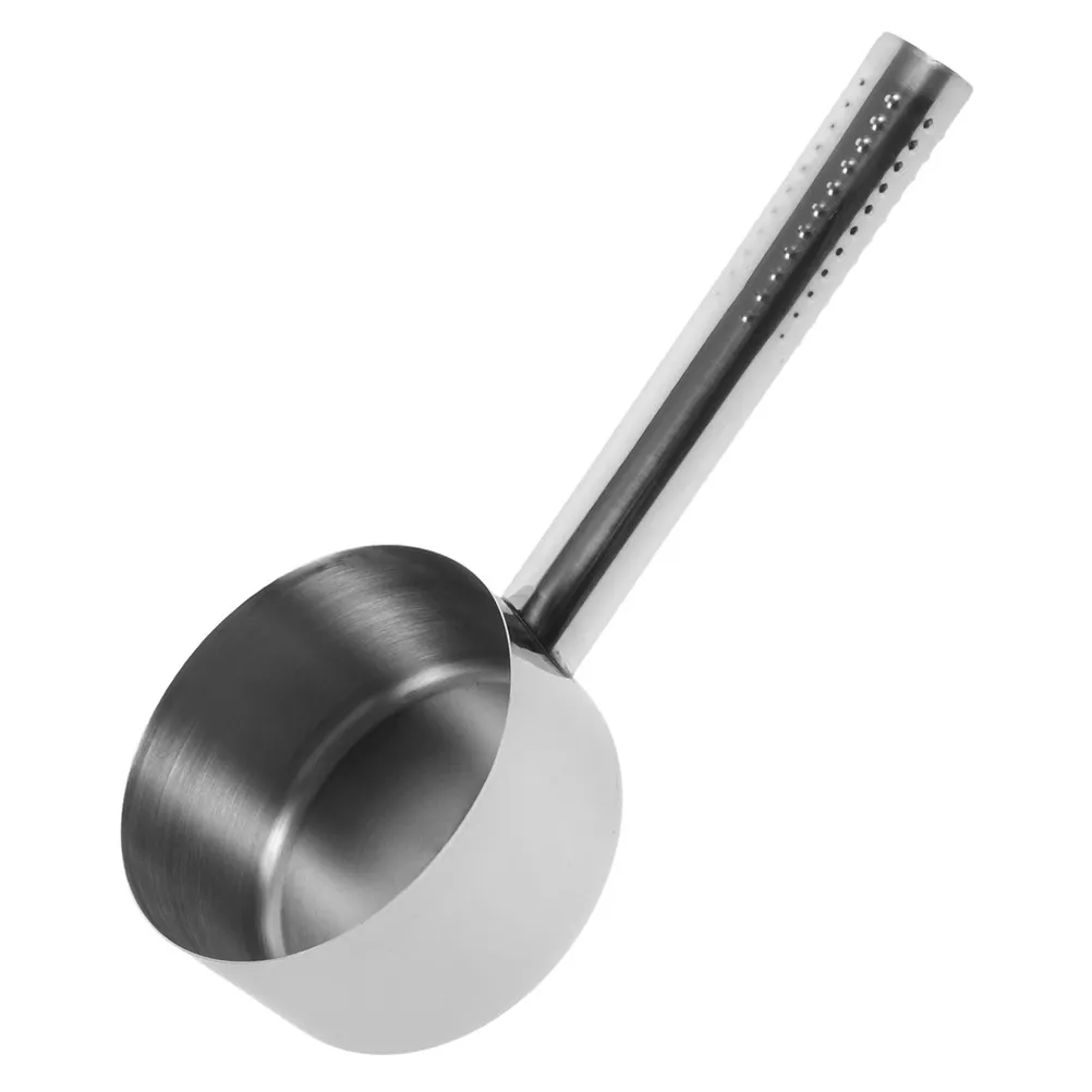 Thickened Stainless Steel Water Ladle Large Capacity Flat Bottom Design Easy Clean Multi Functional for Kitchen Bathroom Outdoor