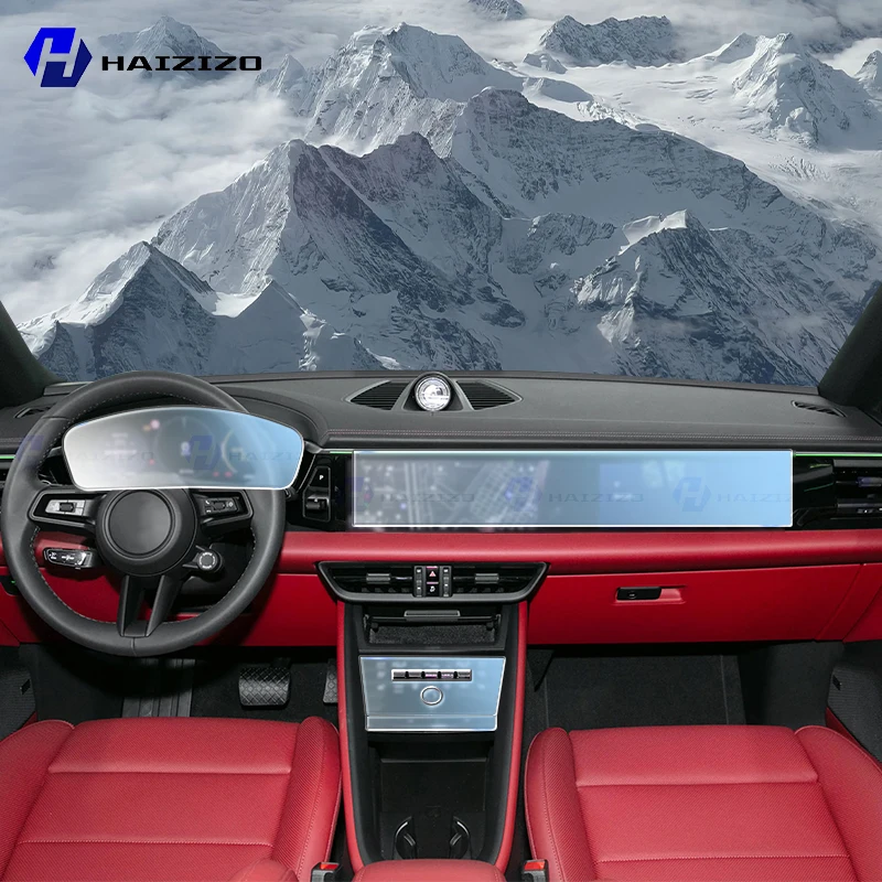 protetor-de-tela-fosco-para-interior-de-carro-porsche-macan-ev-2024-2026-pelicula-tpu-resistente-a-arranhoes-para-console-e-navegacao-gps-lcd