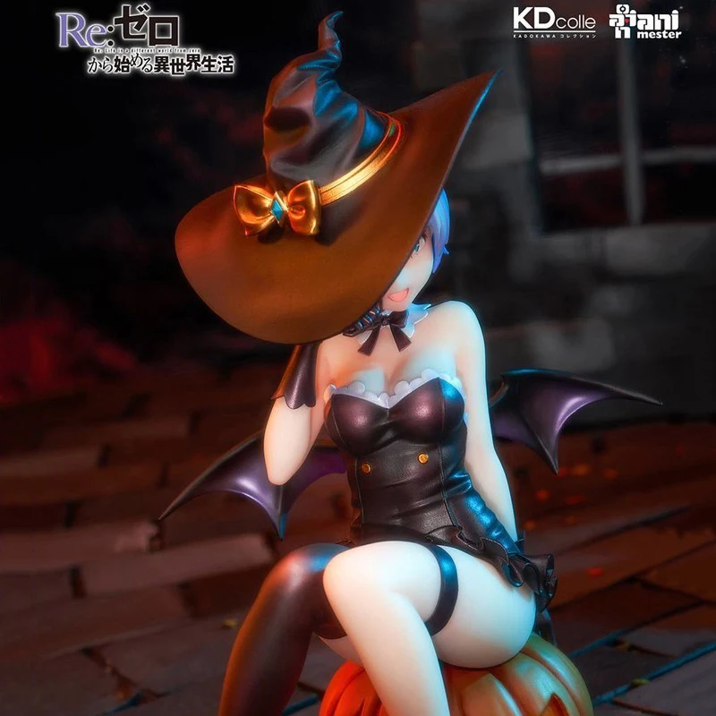 Originele AniMester Re: 0 Rem & Ram Phantom Night Enchantress ver Anime Figuur PVC Collectible Model Satuette Speelgoed Ornament Gift