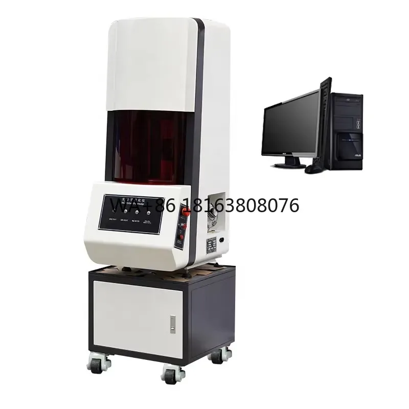 Computer Controlled Rotorless Rheometer Laboratory Rubber Vulcanization Testing Machine