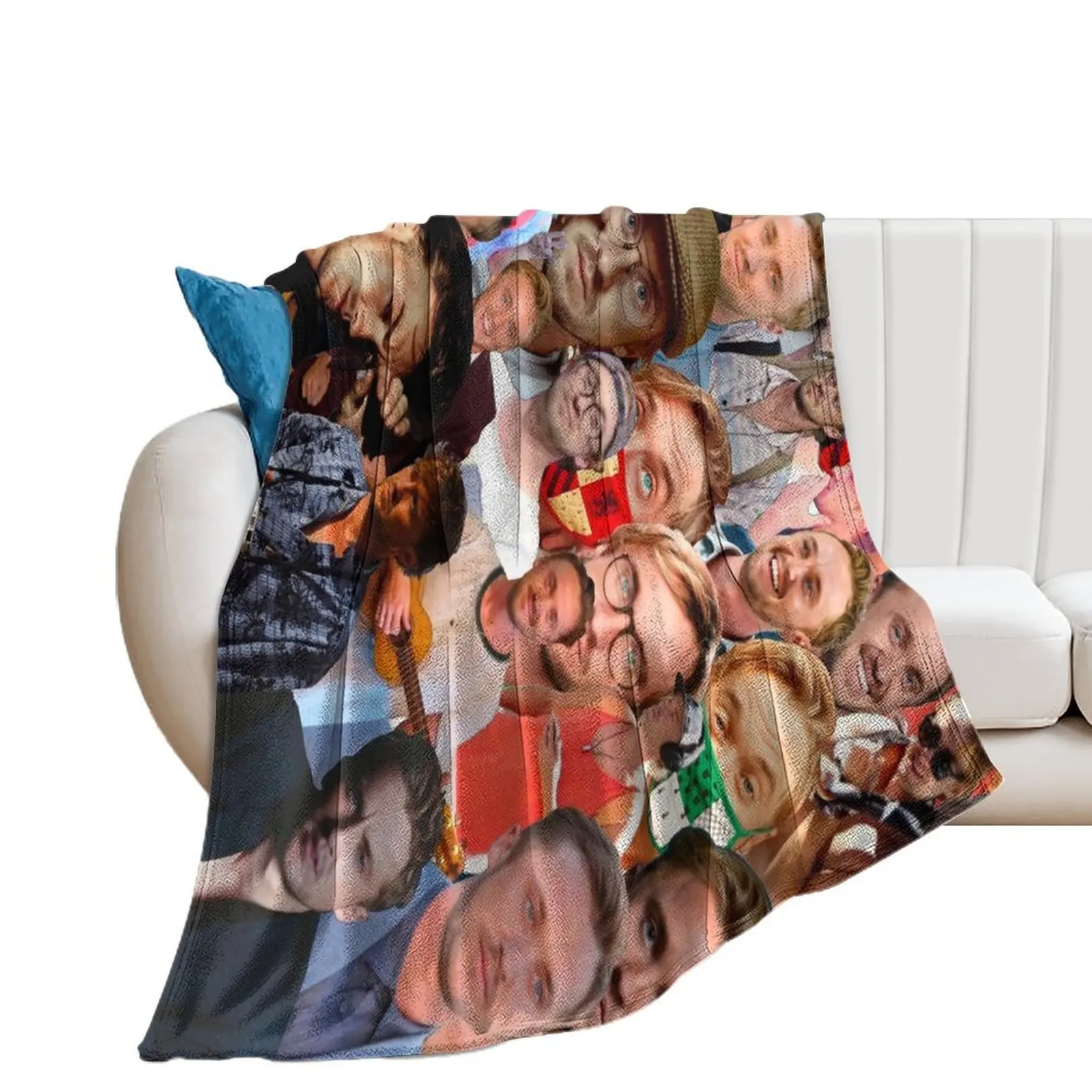 Tom Felton Photo Collage Throw Blanket christmas gifts Large Heavy Luxury Thicken Blankets