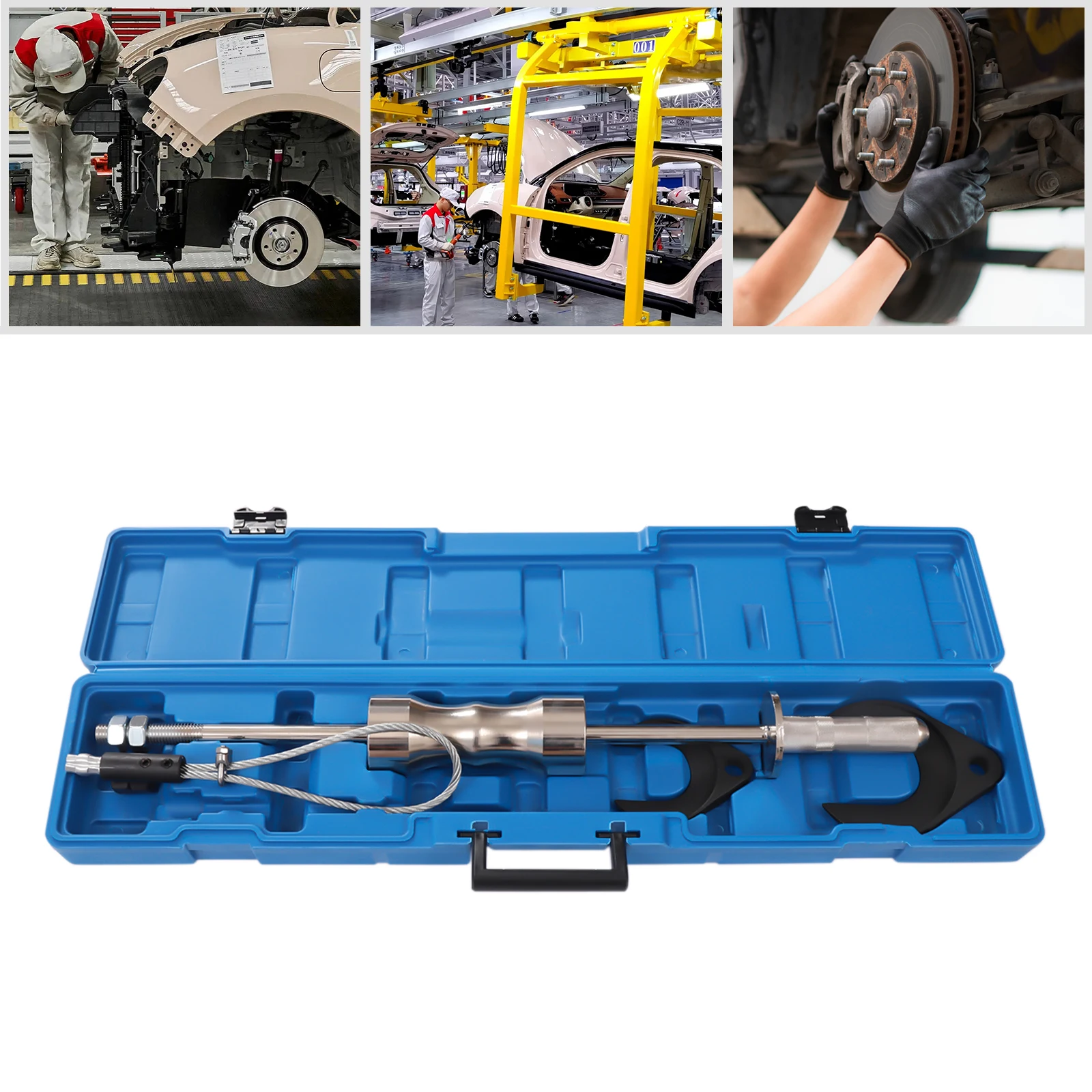 Inner CV Axle Removal Tool w/ Slide Hammer & CV Joint Puller Universal Steel Wheel Drive Axle Half Shaft Removal Tool Kit