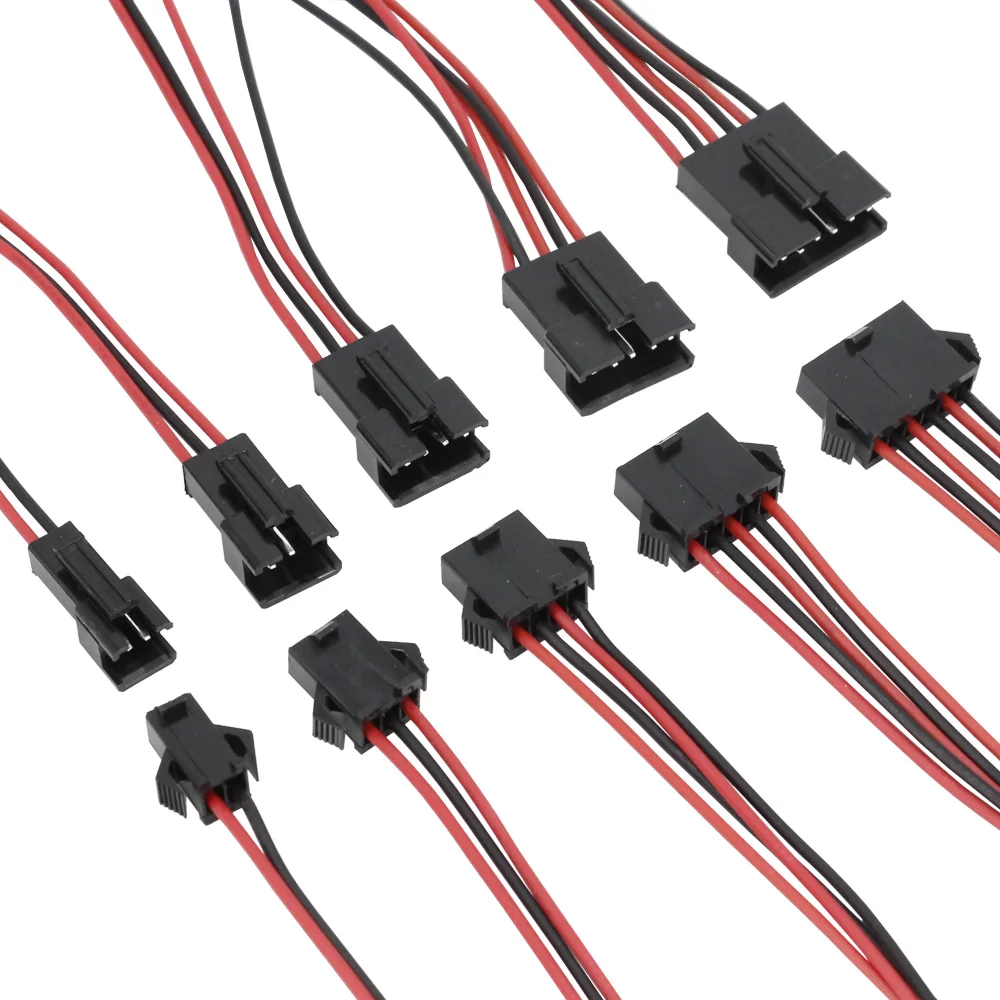 5 PCS Male to Female Plug Terminal Wire Connector SM Terminal Line LED Downlight Ceiling Lamp