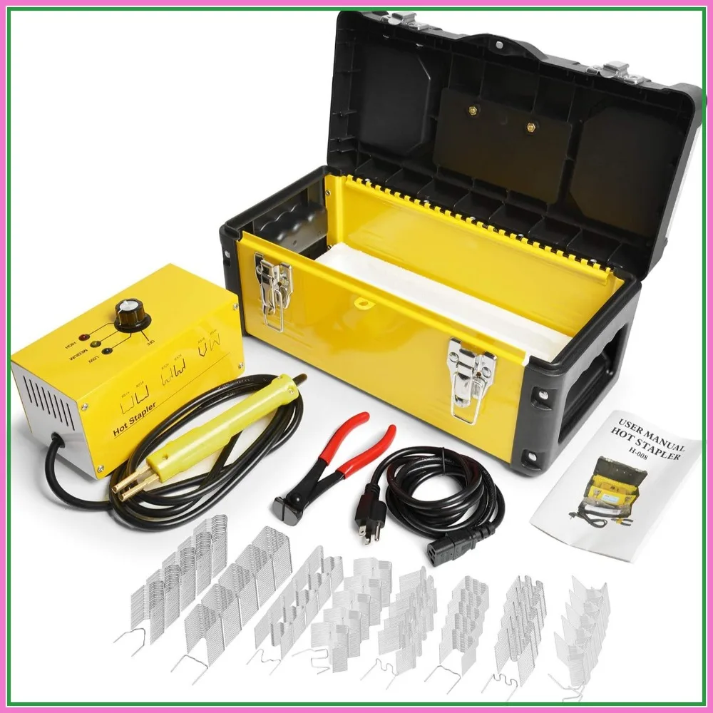 

Hot Stapler Kit with 800PCS Staples, 110V Bumper Repair Welding Machine Set for Auto Fix