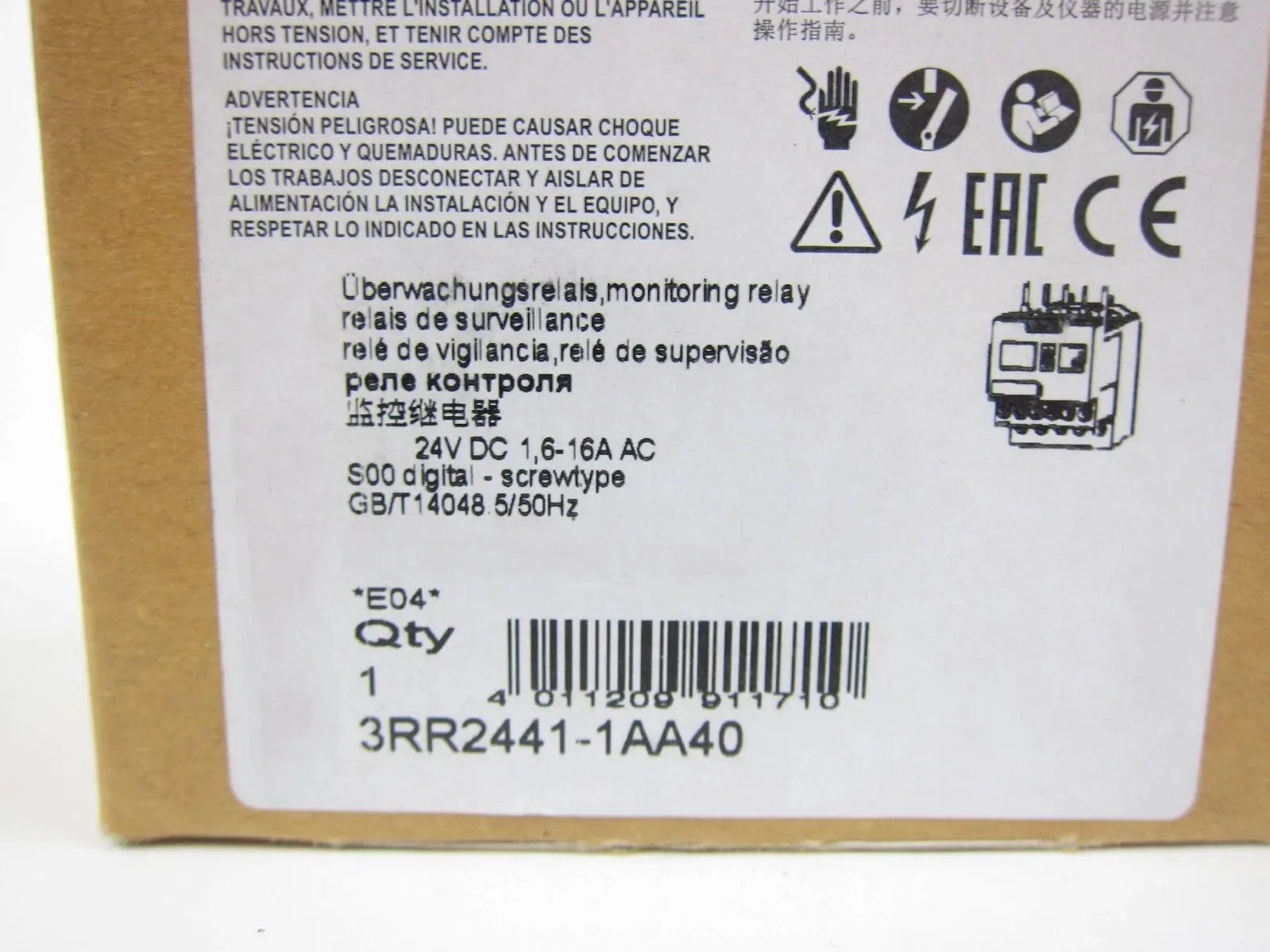 

Brand New 3RR2441-1AA40 3RR2441-2AA40 3RR2442-1AA40 3RR2442-1AA40 Warranty One-year