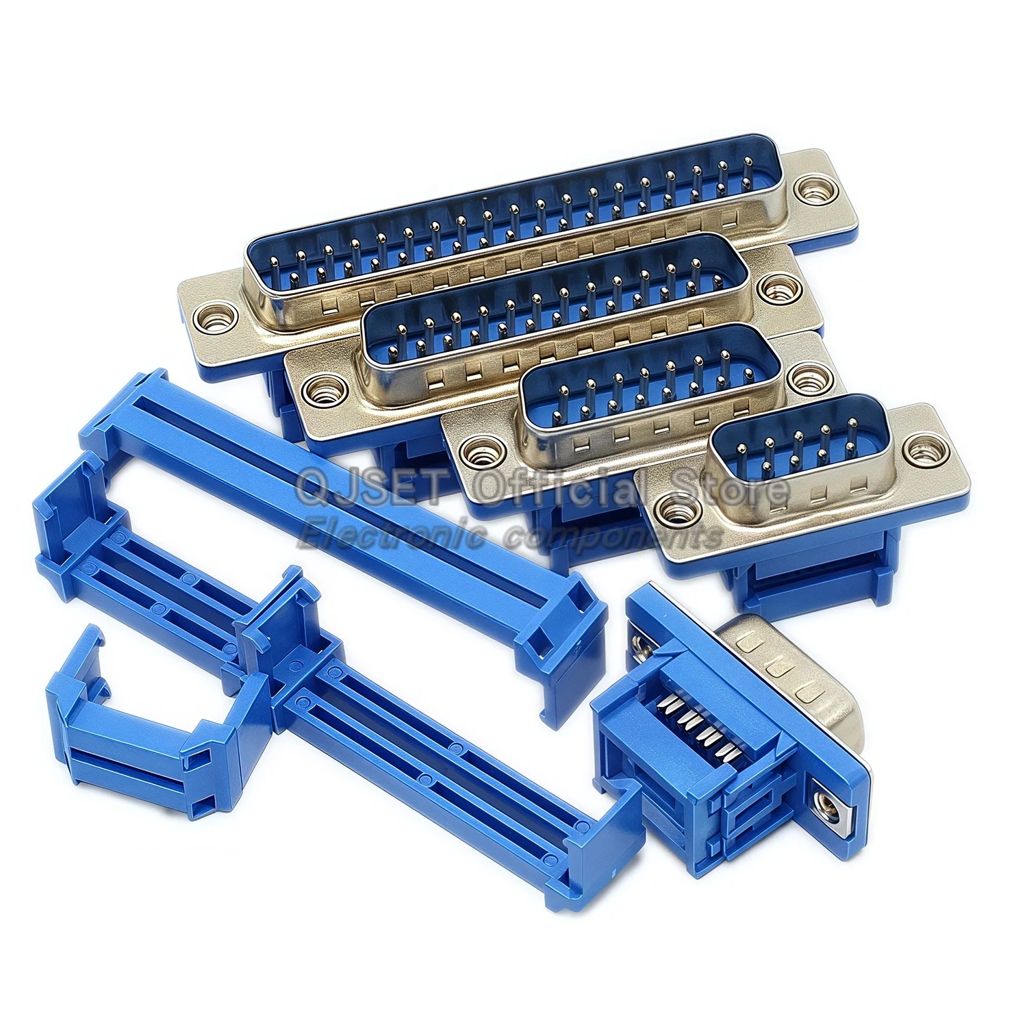 1 pcs D-SUB DB9 DB15 DB25 DB37 DIDC 9 15 25 37Pin Male Female Serial Port Connector Adapter RS232 COM Solderless/crimp Terminals