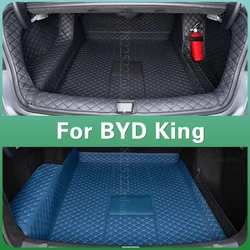 Custom Car Trunk Mat For BYD King 2025 Destroyer 05 DMI Leather Boot Liner Waterproof Anti-Dirty Protector Interior Accessories